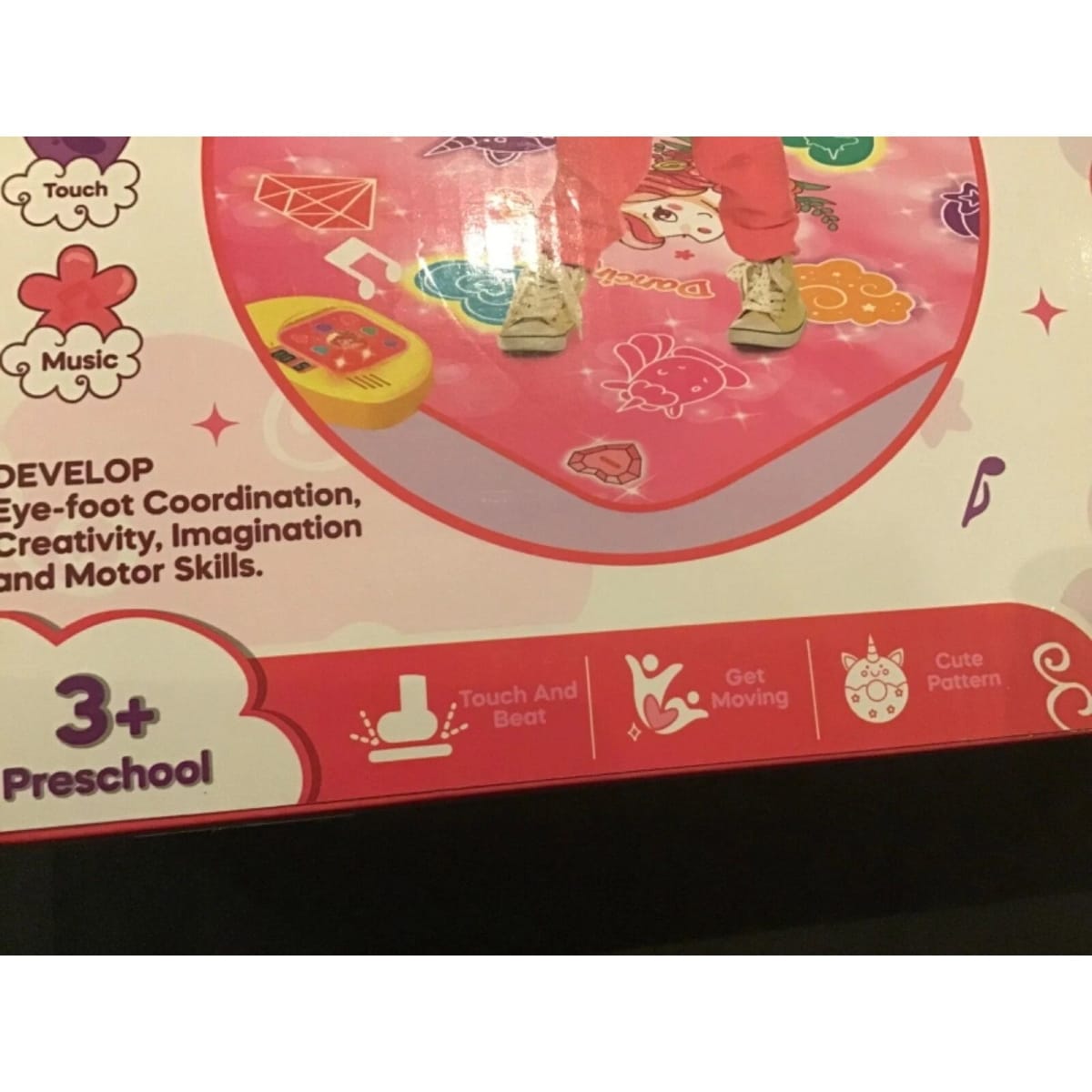 Dance Time Μουσικό Χαλάκι Χορού για Παιδιά 3+ – Εκπαιδευτικό Παιχνίδι με Ήχο & Φως