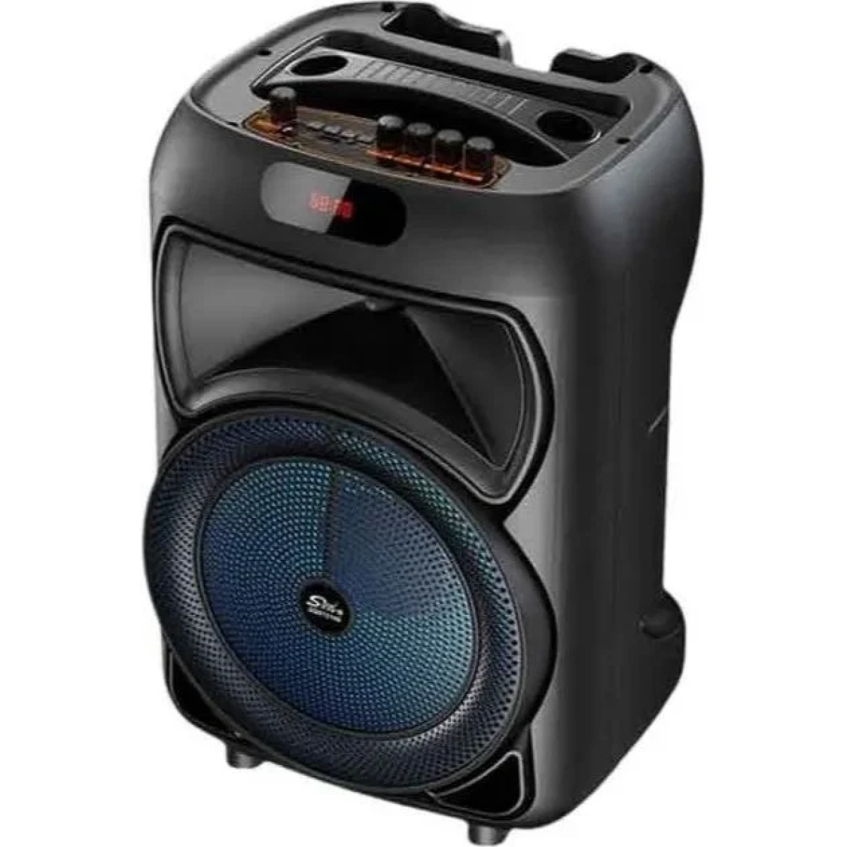 SingE Φορητό Bluetooth Ηχείο 12'' Με Μικρόφωνο και LED Φωτισμό ZQS-12146