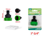 Ρακόρ Ποτίσματος Βρύσης 1"-3/4" – 54mm – Πράσινο – 9369392