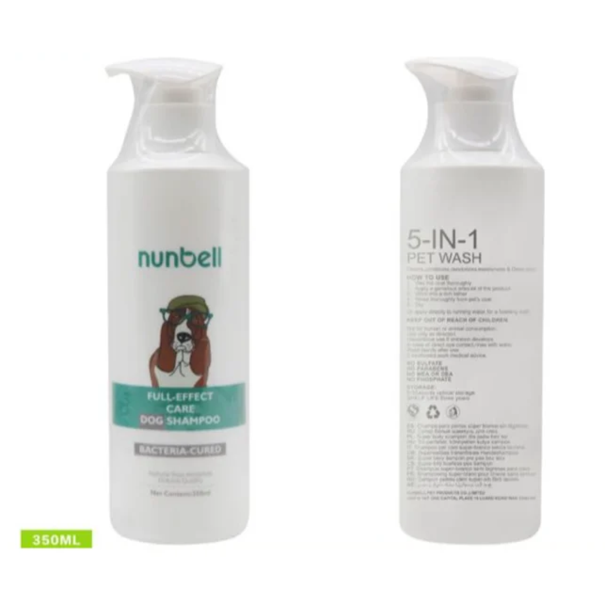 Nunbell Full-effect Care Bacteria-Cured Σαμπουάν για Σκύλους – 350ml 34011 - Image 2