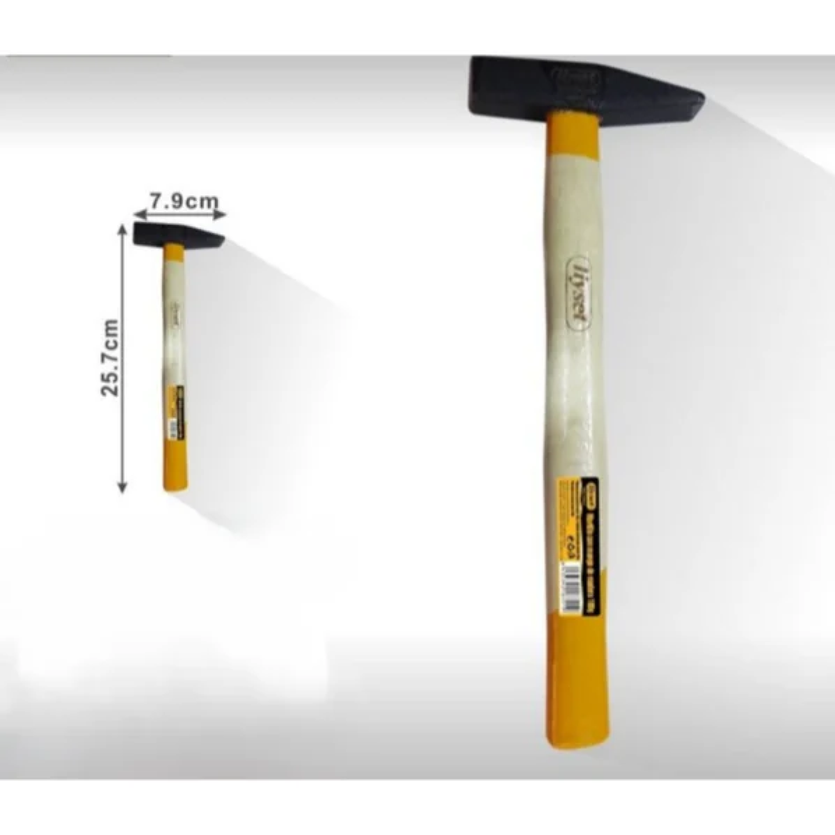 Σφυρί Lyiset 100g με Ξύλινη Λαβή – Μήκος 25,7cm – 2187219