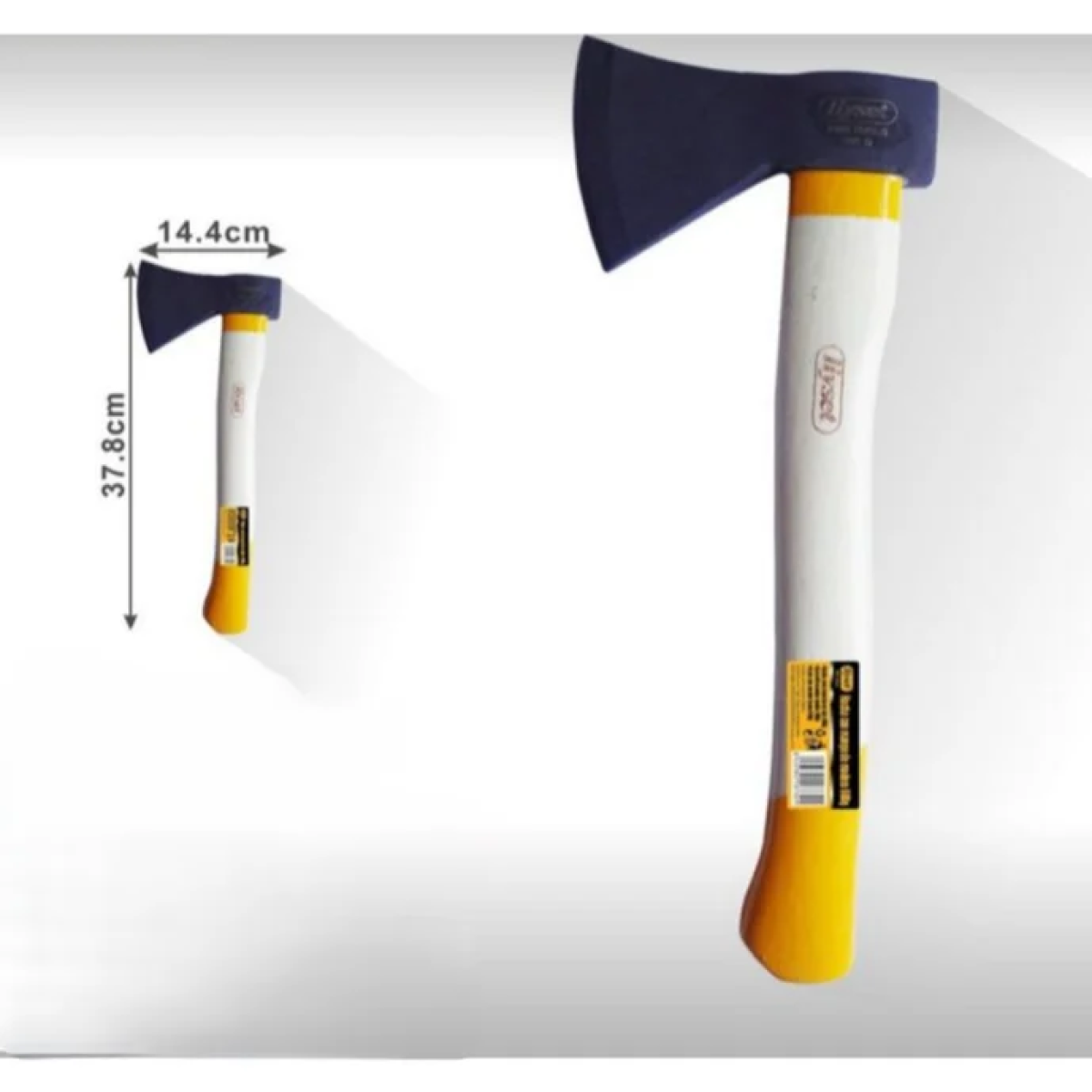 Τσεκούρι Lyiset 600g με Ξύλινη Λαβή – Μήκος 37,8cm – 2187301