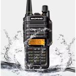 Πομποδέκτης Baofeng UV-9R Plus 15W IP68 Αδιάβρονο Walkie Talkie Dual Band – 16KM Εμβέλεια, VHF/UHF, 128 Κανάλια