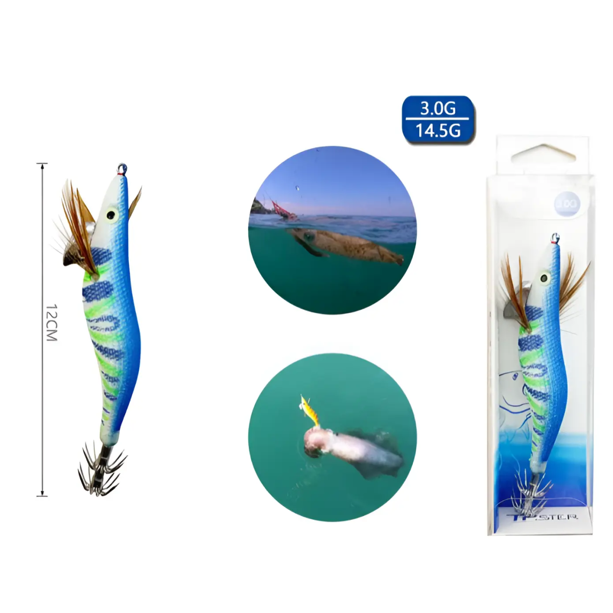 Tpster Καλαμαριέρα 4x16.5cm – 3.0G / 14.5G 30355