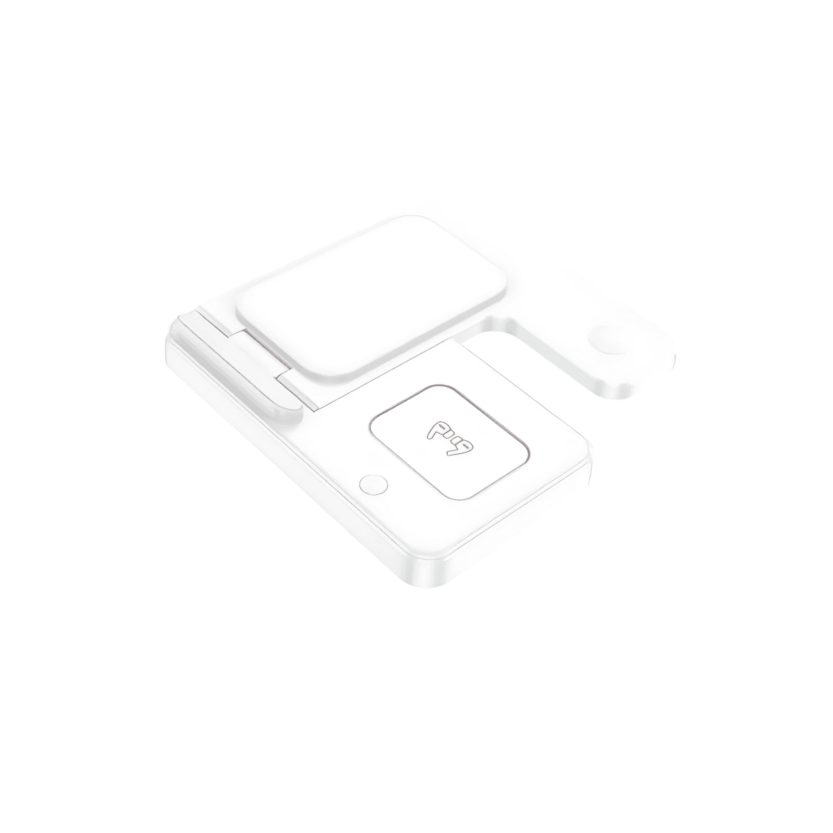 Borofone BQ26 Magsafe Φορτιστής 3 σε 1 – 15W Power Delivery – Λευκός