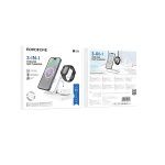 Borofone BQ26 Magsafe Φορτιστής 3 σε 1 – 15W Power Delivery – Λευκός