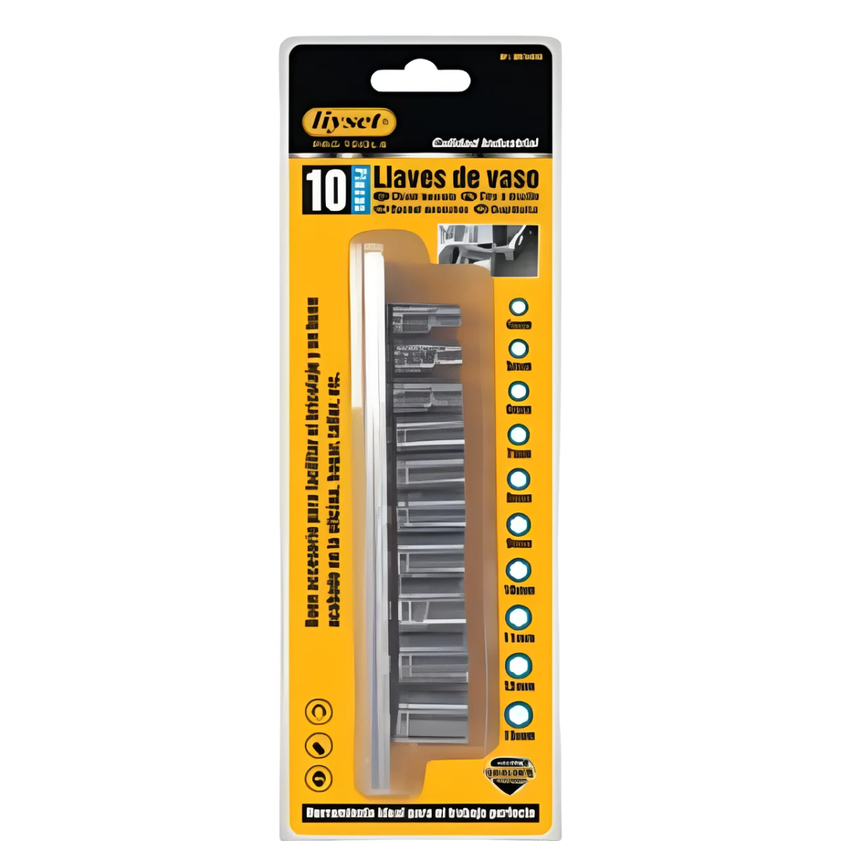 Liyset Σετ Καρυδάκια 1/4″ 10τμχ – 14656