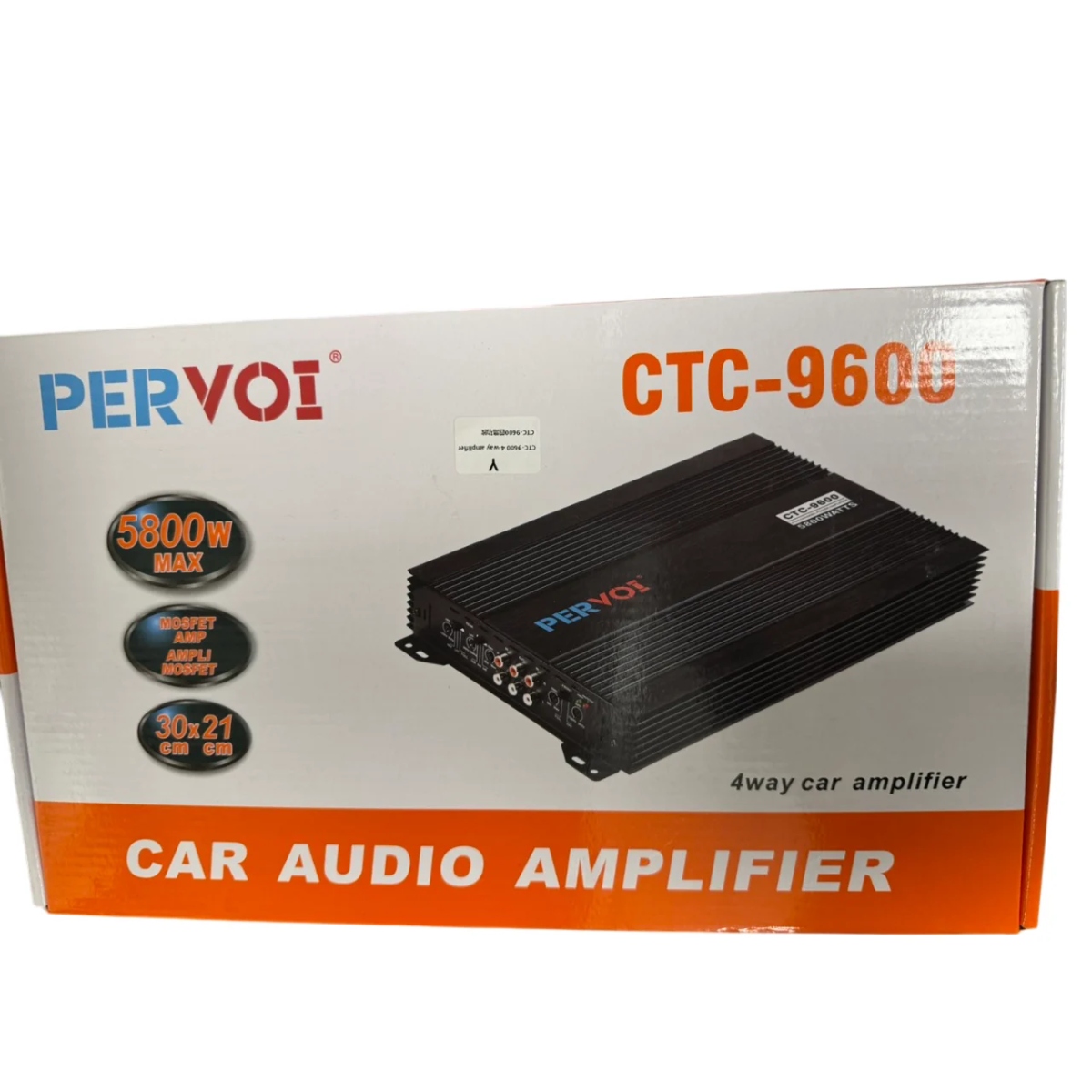 PerVoi CTC-9600 Ενισχυτής Αυτοκινήτου 4 Καναλιών – 5800W Max, 4x60W RMS, MOSFET