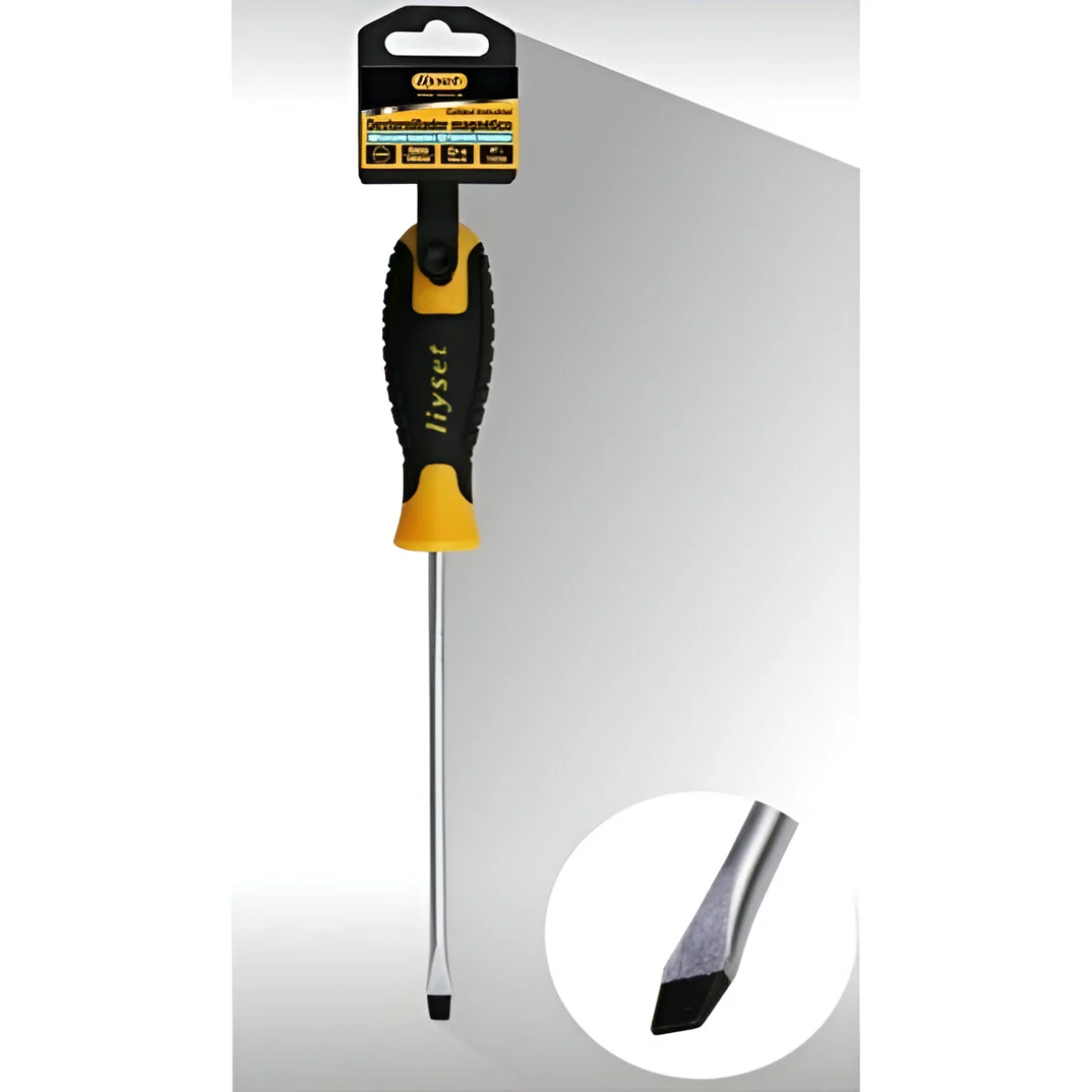 Liyset Μαγνητικό Κατσαβίδι Ίσιο 6x200MM – Χρωμίου Βαναδίου - 2213338