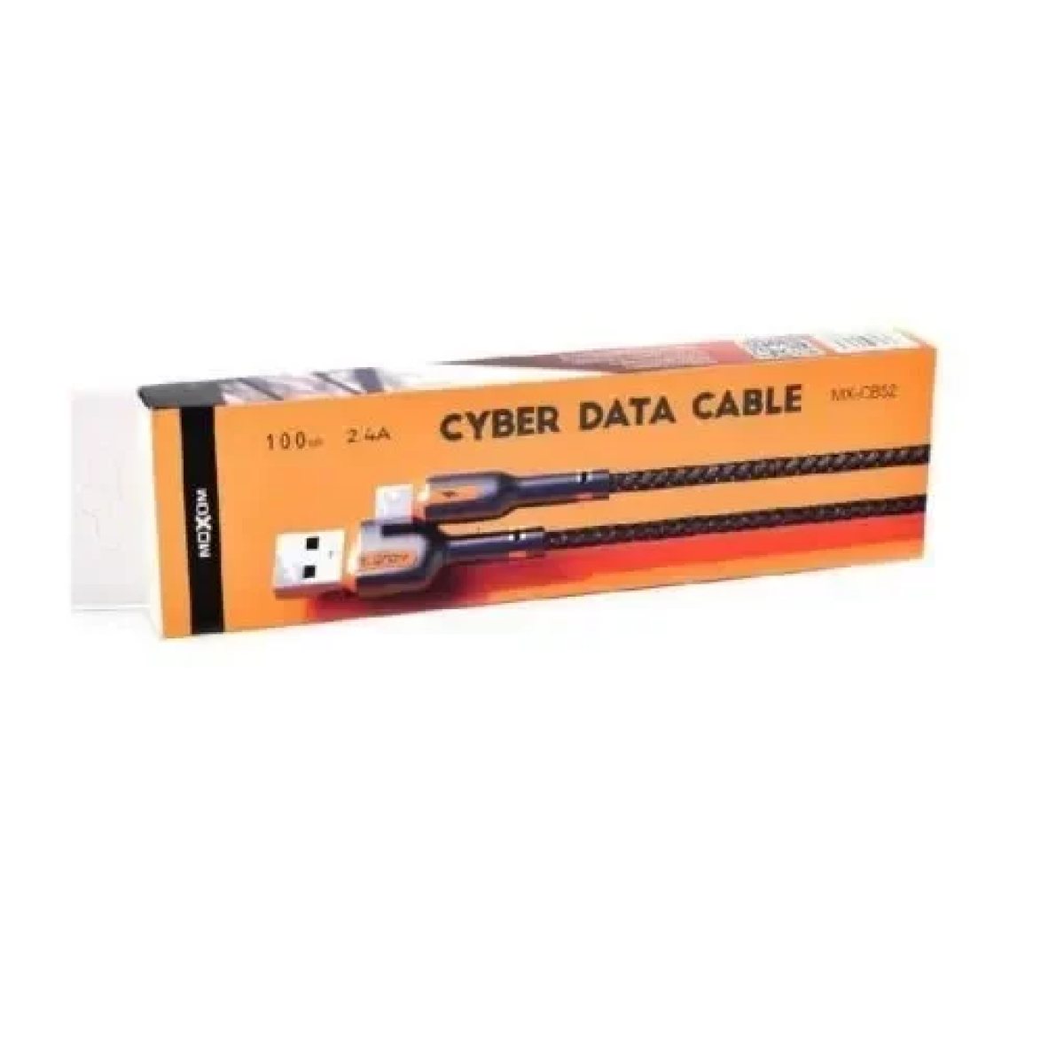 Υφασμάτινο Καλώδιο USB Type-C 2.4Α 100cm Moxom MX-CB52 - Image 4