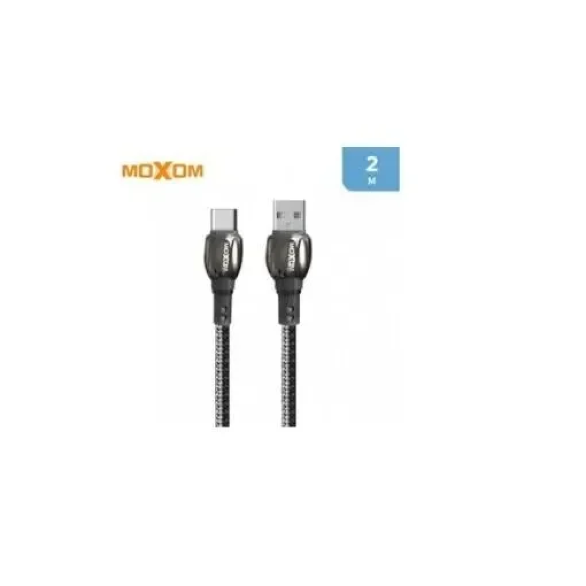 Υφασμάτινο Καλώδιο USB Type-C 2.4Α 200cm Moxom MX-CB42 - Image 3