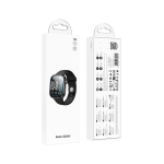 HOCO Y30 Smartwatch με Bluetooth Κλήσεις | Οθόνη 2.0” | IP67 | Μέτρηση Παλμών & Οξυγόνου – Ασημί
