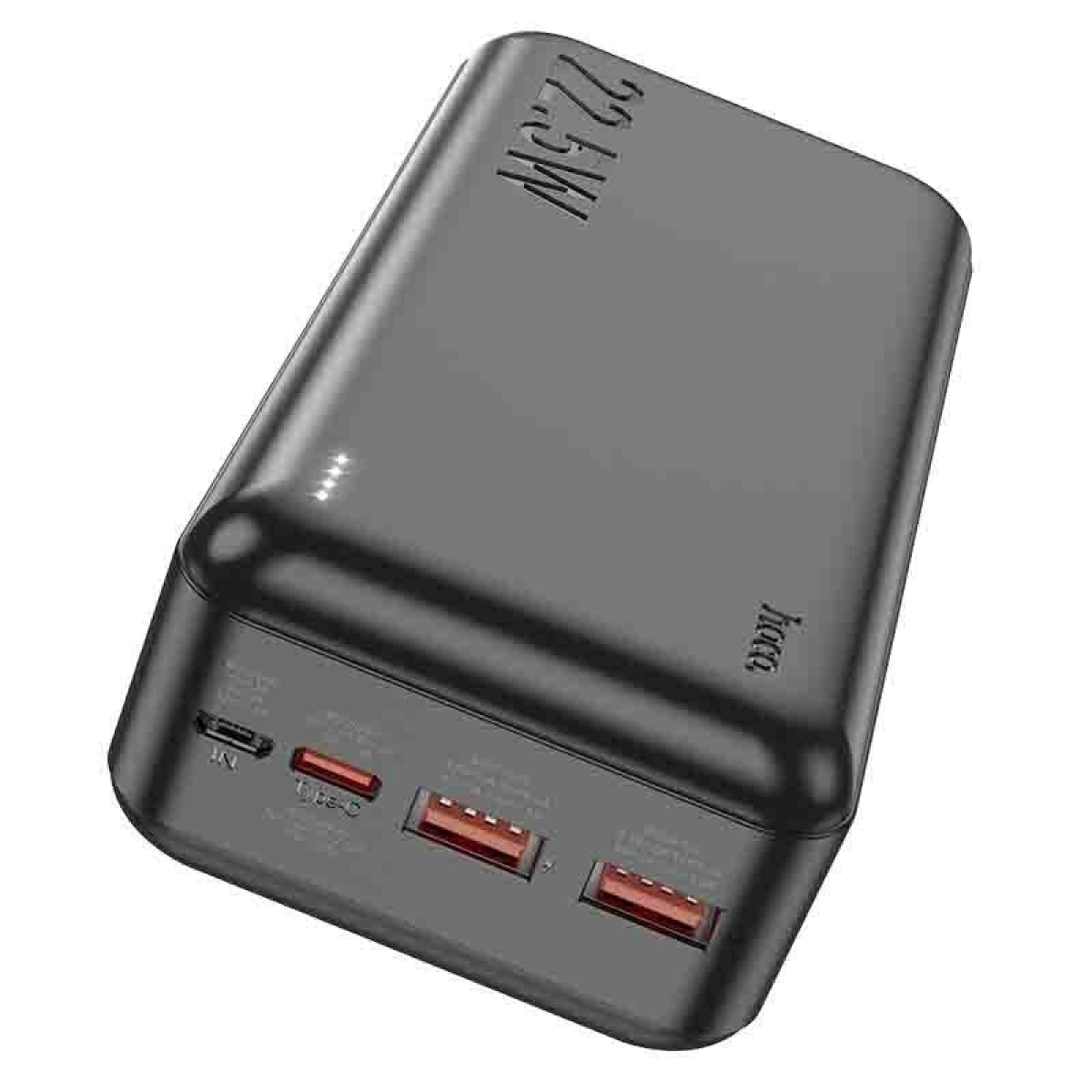 Hoco J101B Astute Power Bank 30000mAh 20W με 2x USB-A & USB-C Power Delivery – Μαύρο