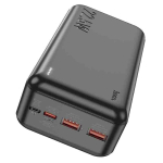 Hoco J101B Astute Power Bank 30000mAh 20W με 2x USB-A & USB-C Power Delivery – Μαύρο
