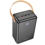 Borofone BJ32 Power Bank 80000mAh με 3 Θύρες USB-A & Quick Charge 3.0 – Μαύρο