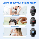 Hoco Y9 Smartwatch με 13 Αθλητικές Λειτουργίες και Παλμομέτρηση - Μαύρο