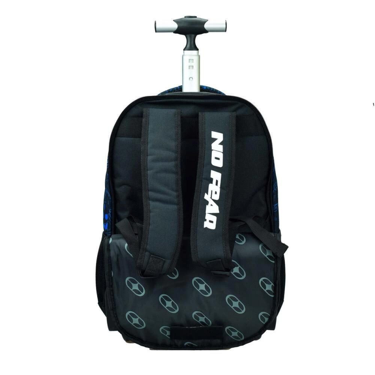 Trolley Σχολική Τσάντα No Fear Monster 53x37x28cm – Ανατομική Πλάτη, 3 Θήκες