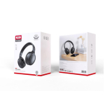 XO BE35 Ασύρματα Ακουστικά Bluetooth On-Ear με Μικρόφωνο & Αναδιπλούμενο Σχεδιασμό – Μαύρα