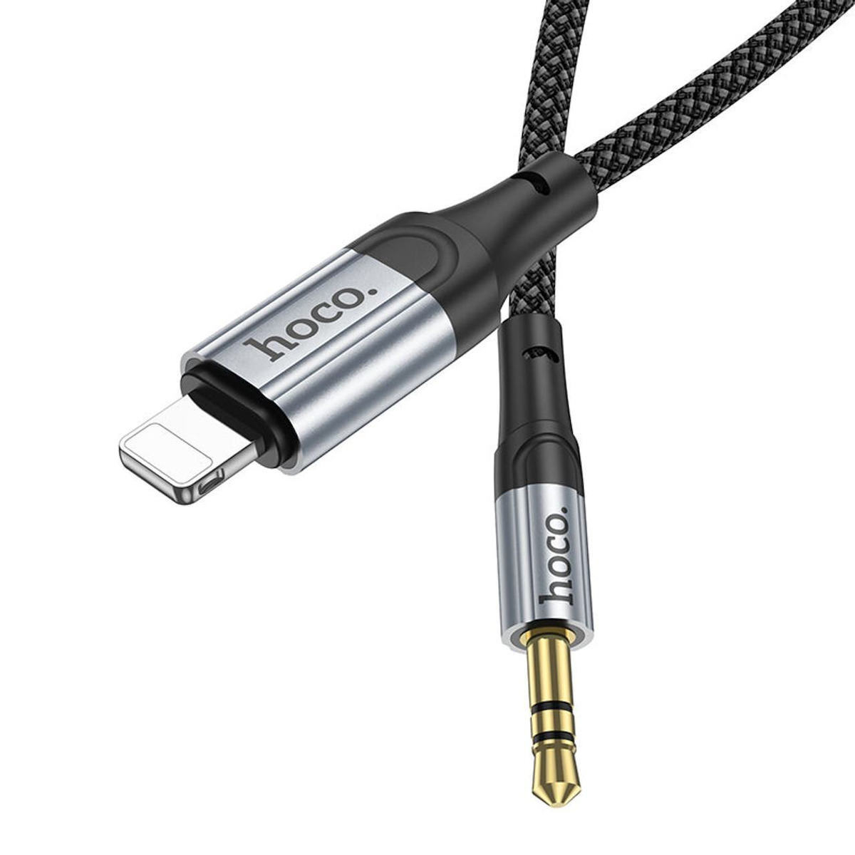 Hoco UPA26 Fresh Καλώδιο Ήχου Lightning σε 3.5mm AUX – 1 Μέτρο - Μαύρο