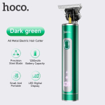 Hoco DAR03 Επαναφορτιζόμενη Κουρευτική Μηχανή – All Metal Hair Trimmer - Πράσινη