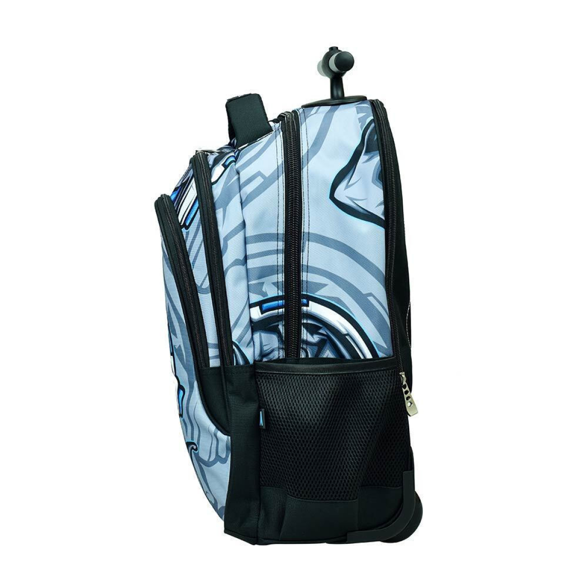 Trolley Σχολική Τσάντα No Fear Avatar 53x37x28cm – Με Ανατομική Πλάτη, Προστασία Ροδών & Αντανακλαστικά