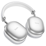 Hoco W35 Max Joy Ασύρματα/Ενσύρματα Over-Ear Ακουστικά Bluetooth με Μικρόφωνο, TF Card & AUX – Ασημί