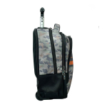 Trolley Σχολική Τσάντα Maui Retro Camo 53x37x28cm – Με Ανατομική Πλάτη, Προστασία Ροδών & Μπρελόκ
