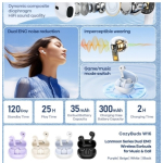 Remax CozyBuds W16 Ασύρματα Bluetooth Ακουστικά με Θήκη Φόρτισης – Μαύρα