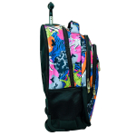 Trolley Σχολική Τσάντα No Fear Bold Africa 48x33x28cm – Ανατομική Πλάτη, Θήκη Οργάνωσης & Προστασία Ροδών