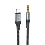 Hoco UPA26 Fresh Καλώδιο Ήχου Lightning σε 3.5mm AUX – 1 Μέτρο - Μαύρο