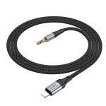 Hoco UPA26 Fresh Καλώδιο Ήχου Lightning σε 3.5mm AUX – 1 Μέτρο - Μαύρο