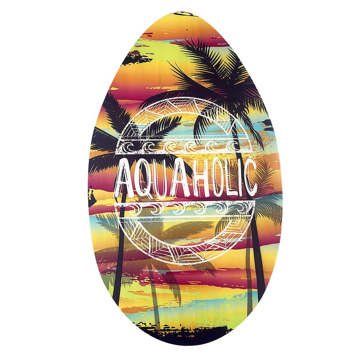 Ξύλινη Σανίδα Skimboard Surf 76x45cm – SummerTiempo 622163