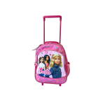 Τσάντα Τρόλεϋ Νηπίου Barbie με Ανατομική Πλάτη & Θήκες – 29x23x10cm