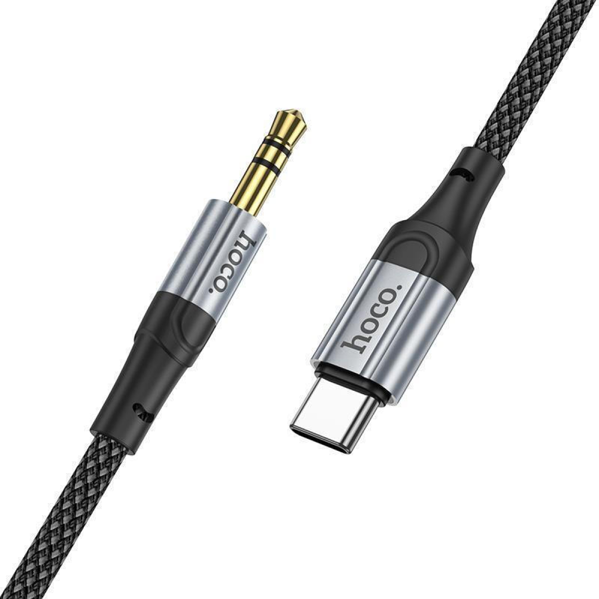 Hoco UPA26 Fresh Καλώδιο Ήχου USB-C σε 3.5mm AUX – 1 Μέτρο - Μαύρο