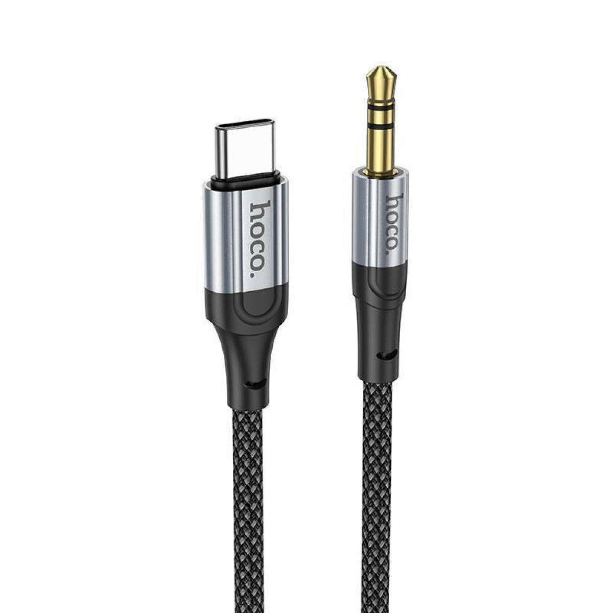 Hoco UPA26 Fresh Καλώδιο Ήχου USB-C σε 3.5mm AUX – 1 Μέτρο - Μαύρο