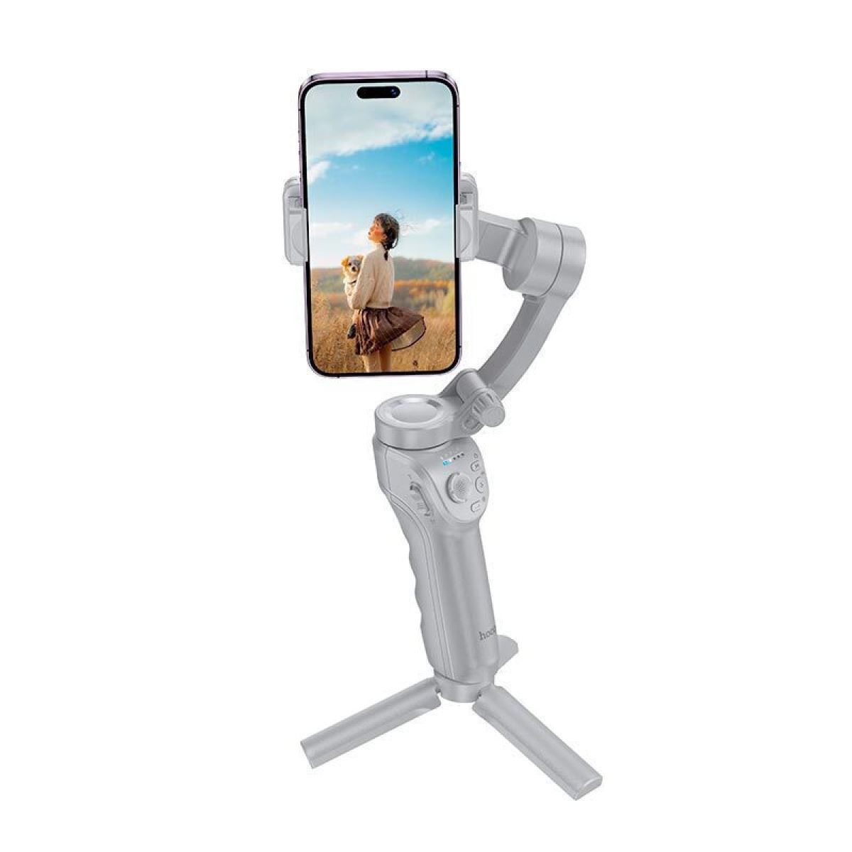 Hoco K24 Gimbal Σταθεροποιητής Τριών Αξόνων με Έξυπνη Παρακολούθηση – Γκρι