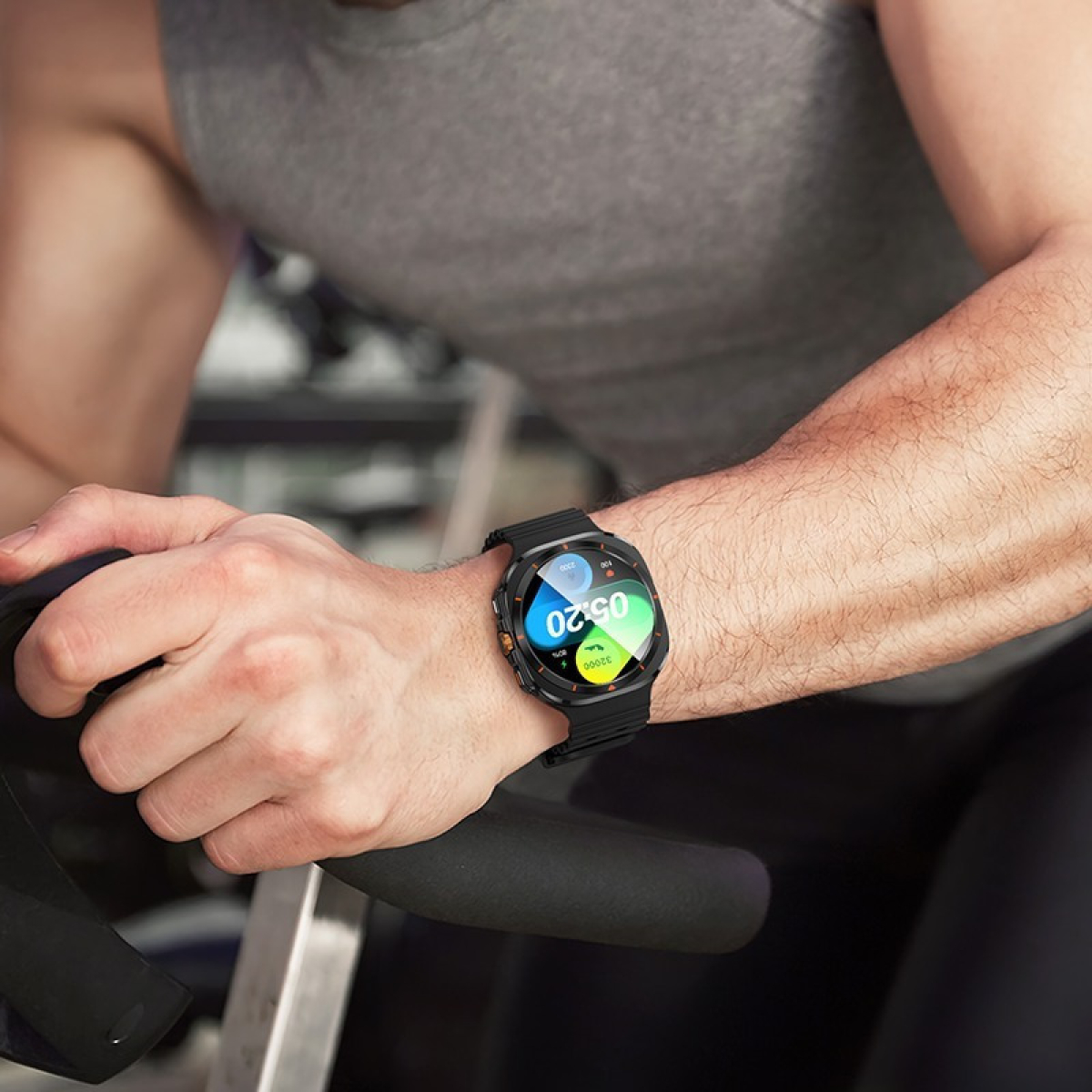 Hoco Y29 Smartwatch με Bluetooth Κλήσεις & IP67 Αδιαβροχοποίηση – Μαύρο