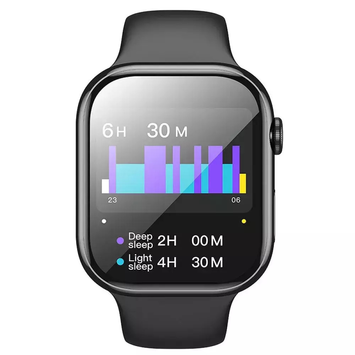 HOCO Y30 Smartwatch με Bluetooth Κλήσεις | Οθόνη 2.0” | IP67 | Μέτρηση Παλμών & Οξυγόνου – Μαύρο