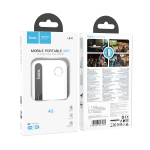 Hoco HI41 Ασύρματο 4G Mobile Router Wi‑Fi 6 | Φορητό Wi-Fi για Ευρώπη, Ασία & Αφρική – Λευκό