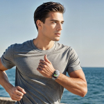 Hoco Y28 Smartwatch AMOLED με Λειτουργία Κλήσεων – Μαύρο (IP67) + Μαύρο & Καφέ Λουράκι