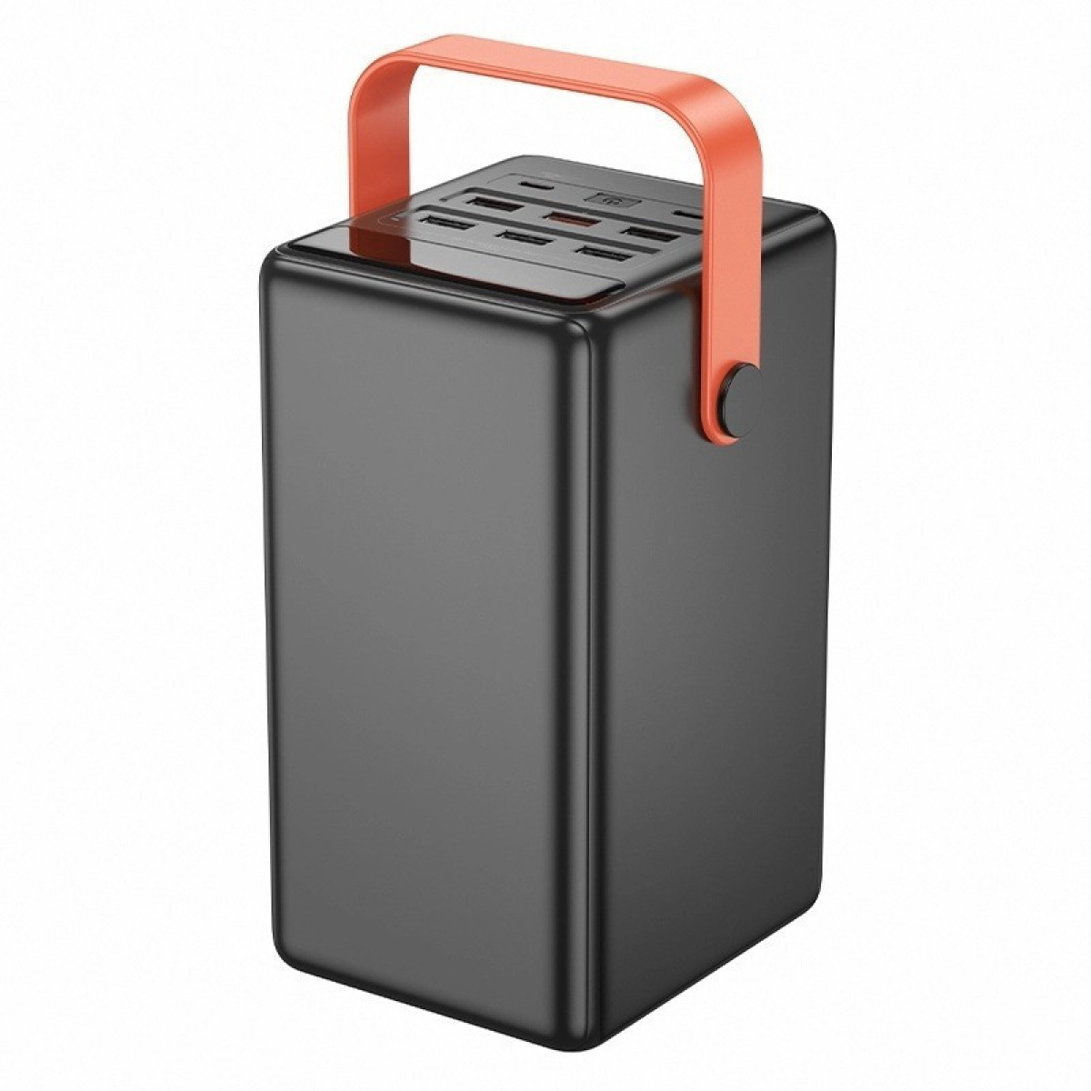 Hoco J142 Power Bank 100000mAh 22.5W με 8 Θύρες (6x USB-A, 2x USB-C) – Μαύρο
