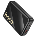Hoco Q37A Graceful Power Bank 20000mAh 22.5W με Θύρα USB-A, USB-C και 2 Ενσωματωμένα Καλώδια – Μαύρο