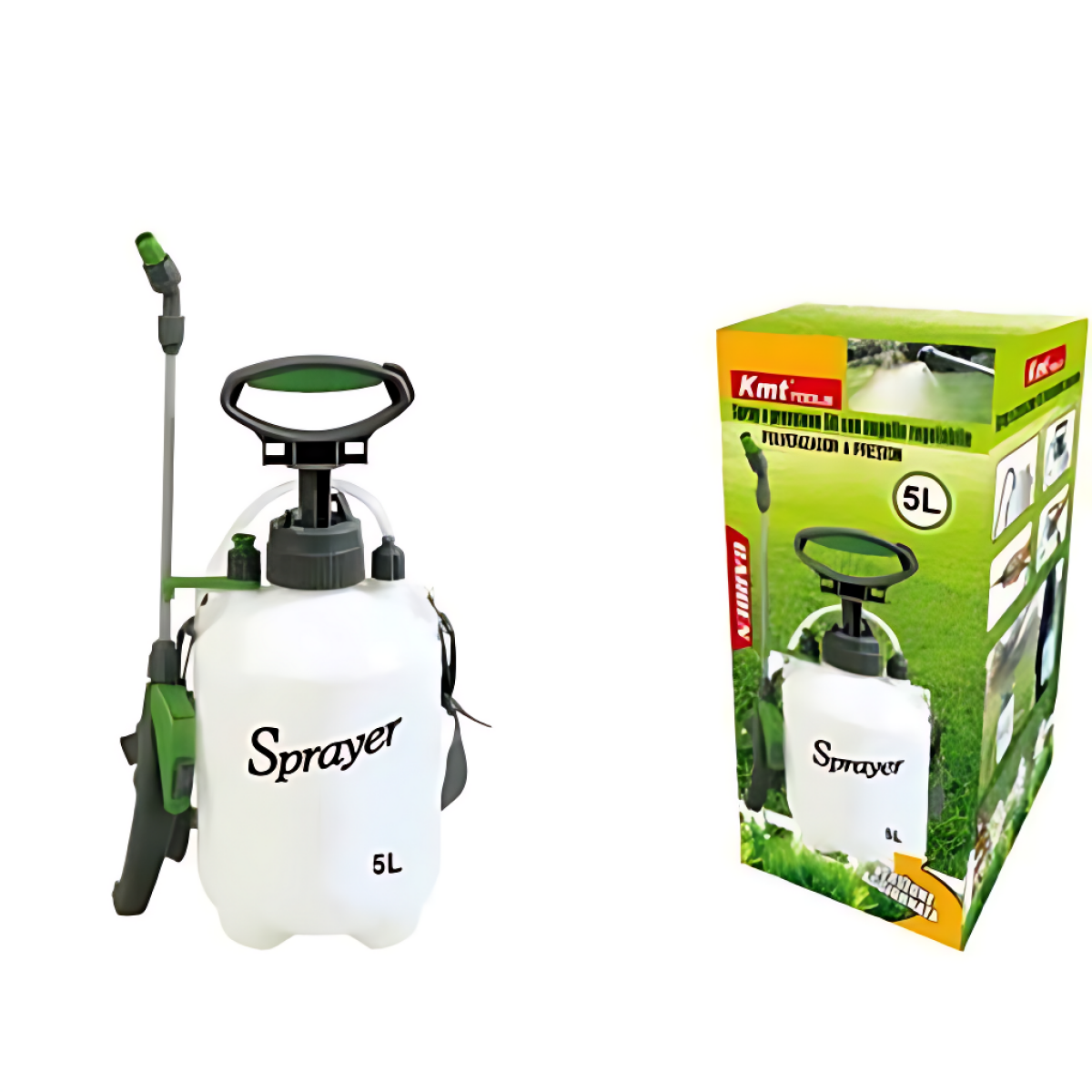 KMT Tools Ψεκαστήρας Προπιέσεως 5 Λίτρων – Λευκός 9369318