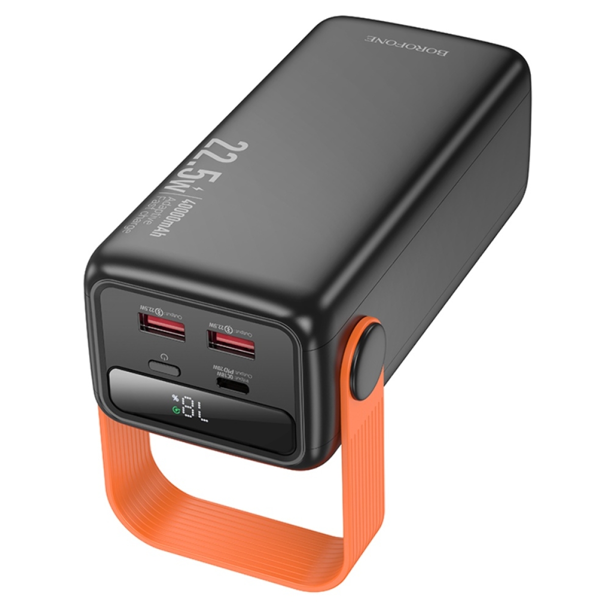 Power Bank Borofone BJ66 40000mAh 22.5W + PD 20W – Μαύρο
