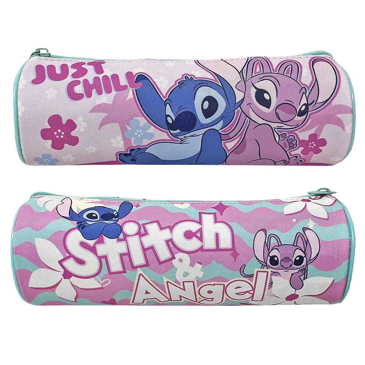 Σετ Lilo & Stitch με Παγούρι 500ml, Τσάντα Τρόλεϊ Νηπίου & Κασετίνα Βαρελάκι – Ιδανικό για το Νηπιαγωγείο