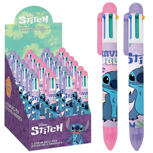 Στυλό 6 Χρωμάτων Lilo & Stitch  Stitch 000564900