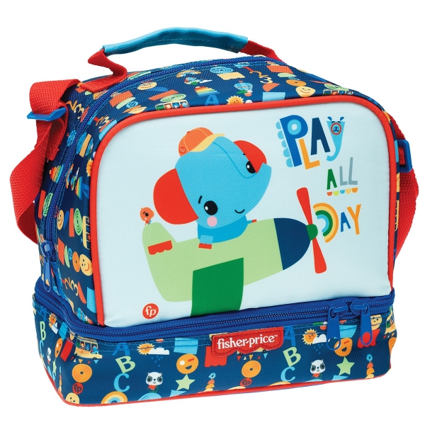 Ισοθερμικό Τσαντάκι Φαγητού Fisher Price Airplane 20x21x15cm Gim 349-44220