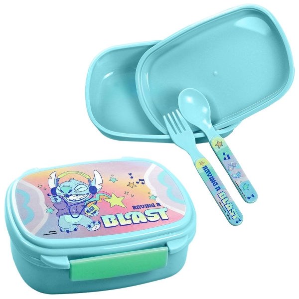 Δοχείο Φαγητού Πλαστικό pp 900ml Stitch 17