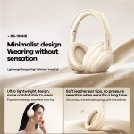 REMAX RB-100HB Ασύρματα Ακουστικά Bluetooth Over-Ear Πτυσσόμενα – Μπλε - Image 3