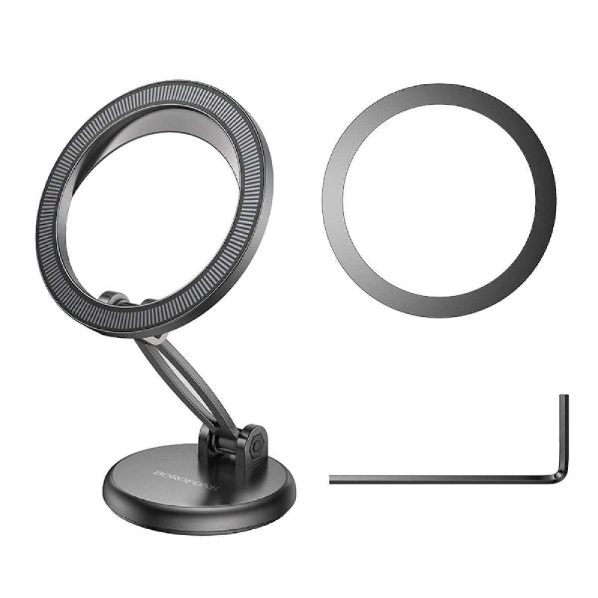 Borofone BH114 Star Μαγνητική Βάση Κινητού Αυτοκινήτου MagSafe – Για Κονσόλα Αυτοκινήτου – Μαύρο